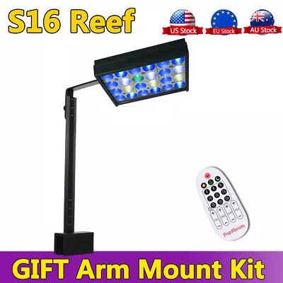 PopBloom LED Aquarium Light Dimmable Fish Tank Light For Reef Saltwater Aquarium • $65