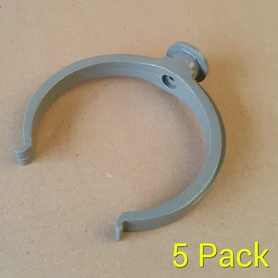 £5.99 • Buy 110mm Pipe Clip / Bracket / Soil Pipe Koi Pond Drainage Clips  - Pack Of 5