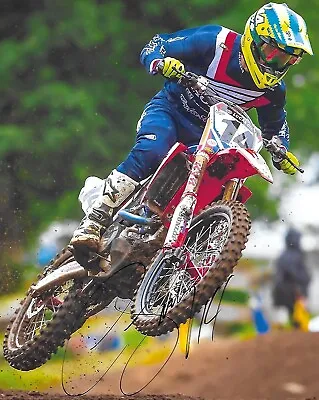 Cole Seely Supercross Motocross Freestyle Motocross Signed Autograph 8X10 Photo. • $64.99