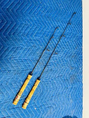 Lot Of 2 Mitchell Ice Rod G24ml G30m Graphite Ice Poles Fishing Poles • $20.89