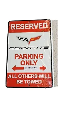 Chevrolet Corvette C6 Reserved Parking 9in X12in Aluminum Sign *New* • $10