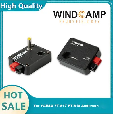 WINDCAMP Adapter Power Connector To DC Plug For YAESU FT-817 FT-818 Anderson SDE • $18.40