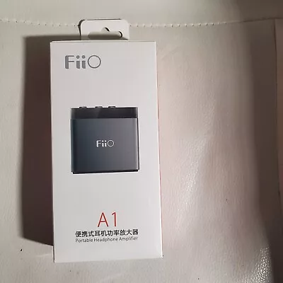 FiiO A1 Portable Headphone Amplifier 160 MAh - Silver • $97