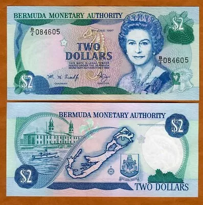  Bermuda $2 1997 QEII P-40Ab UNC • $20.89