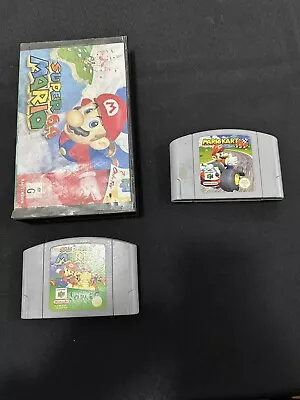 Old Vintage Nintendo 64 Super Mario & Mario Kart Games • $41