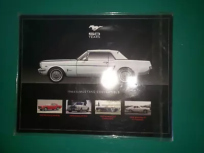 Ford Mustang 50 Year Promo Brochure Cards 1964-2015 8 Piece Set Anniversary • $19.99