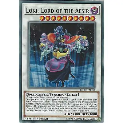 Yu-Gi-Oh Loki Lord Of The Aesir - LEHD-ENB31 - Common Card - 1st Edition • £0.99