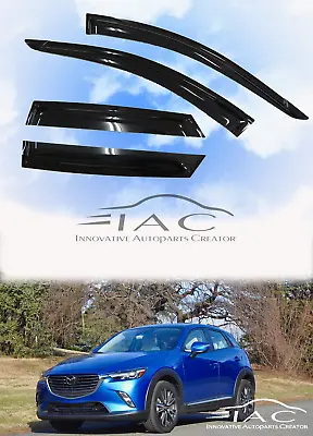 For Mazda CX-3 15-19 Window Visor Vent Sun Shade Rain Guard Door Visor  • $64.99