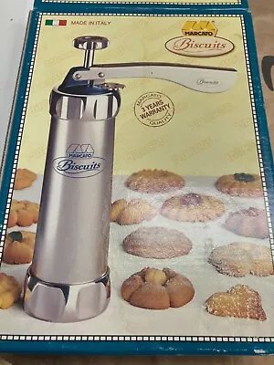 Marcato Italy Biscuits Press Machine 20 Aluminum Cookie Maker Discs Instructions • $19.09