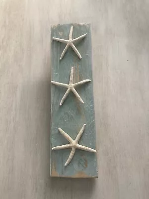 Starfish Plaque Handmade In Cornwall - Home Decor - Sign - Rustic Wall Art • £9.99