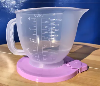 Tupperware Vintage Style Mix N Store Measuring Pitcher Lilac 4 Cups 1L  New • $19.99