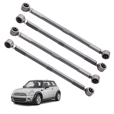 4x Adjustable Rear Upper Lower Camber Control Arms +/- 3 For Mini Cooper 2002-13 • $180.99