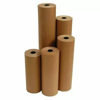 18  40 # 900' Brown Kraft Paper Roll Shipping Wrapping Cushioning Void Fill • $28.50