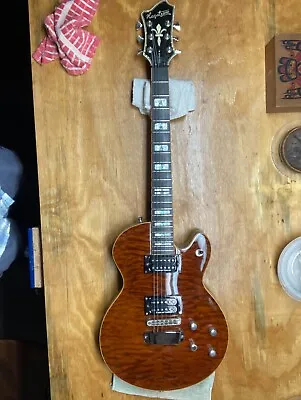 Brown Hagstrom Select Swede Les Paul Copy Electric Guitar • $599.99