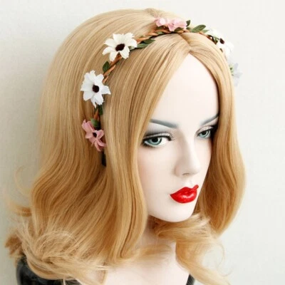 $8.95 • Buy Fairy Little Flowers  Hippy Women's Fascinator Festival Or Race Day Wear