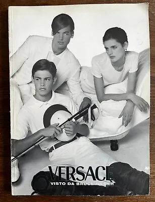 VERSACE Catalogue 30 BRUCE WEBER Collezione Uomo Primavera Estate 1995 • $180
