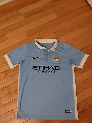 Manchester City F.C. Nike Dri-Fit Girls Soccer Jersey Size L • $19.99