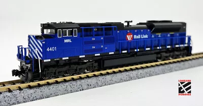 Kato N EMD SD70ACe Montana Rail Link MRL #4401 DC LED 176-8531 • $128.68