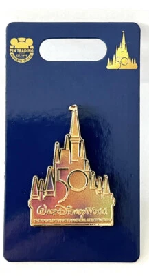 $19.99 • Buy DISNEY WORLD 50th Anniversary Cinderella Castle Pin - 2021 Magic Kingdom