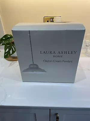 £24 • Buy Laura Ashley Cream Clayton Pendant Ceiling Light (x 1)