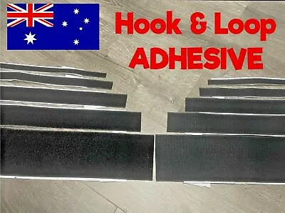 Self Adhesive HOOK And LOOP Fastener Tape Sticky Back Black / White Fastening  • $1.10