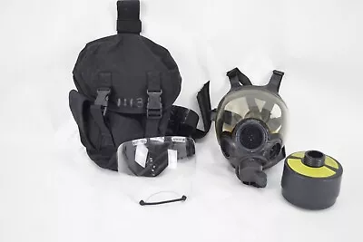 MSA Millennium CBRN Riot Control Mask Medium W/ Clear Lens Expired Filter • $169.99