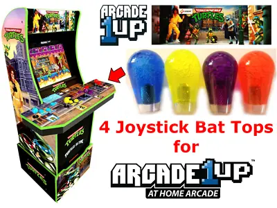 $17.95 • Buy Arcade1up Teenage Mutant Ninja Turtles TMNT 4X Joystick Bat Top Handles UPGRADE!