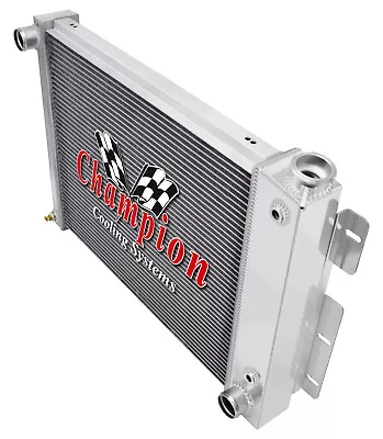 67-69 Camaro Small Block All Aluminum 2 Row 1  Tubes KR Champion Radiator • $239.18