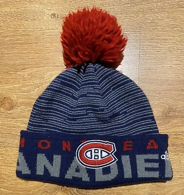 Montreal Canadiens Adidas NHL Children Kid Youth Boys Winter Toque Beanie Hat • $12.55