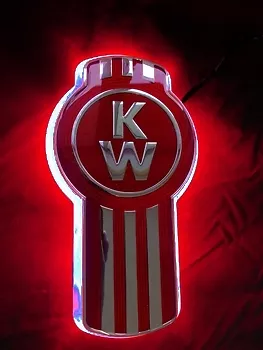 Stealth  RED  Kenworth Logo Backing- Emblem Light • $120