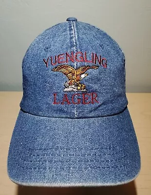 Vintage Yuengling Lager Blue Denim Hat Beer Cap • $39.95