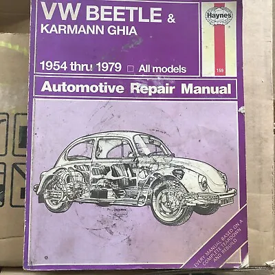 Haynes Repair Manuals VW Beetle And Karmann Ghia 1954 Through 1979 MN718 • $15