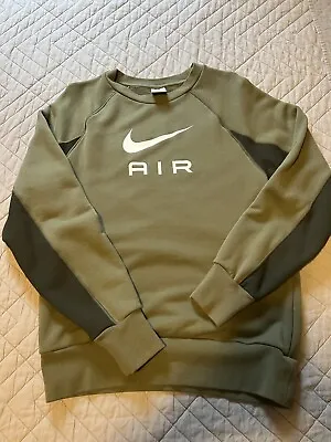 Vintage Style Nike Air  Green Crewneck Sweatshirt Size Small • $39.73
