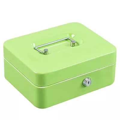 Cash Box With Money Tray And Key Lock For Supermarket School Lockers Medium • $21.30