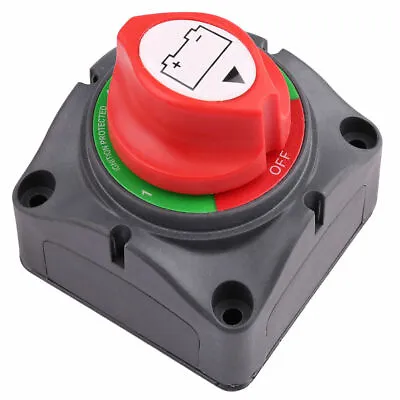 Dual Battery Selector Switch Disconnect For Marine Boat Rv Vehicles 1-2-Both-Off • $19.99