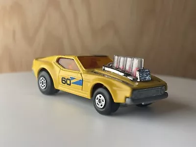 1973 Ford Mustang Piston Popper Matchbox Superfast 10e Yellow 60 Mach 1 • $9.99