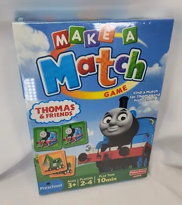 Thomas & Friends Make A Match Game Kid's Game  Learning No Reading.  Sealed • $15