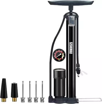 Bike Floor Pump With Gauge Bike Pump High Pressure 160 Psi Bicycle Pump With Air • $16.54