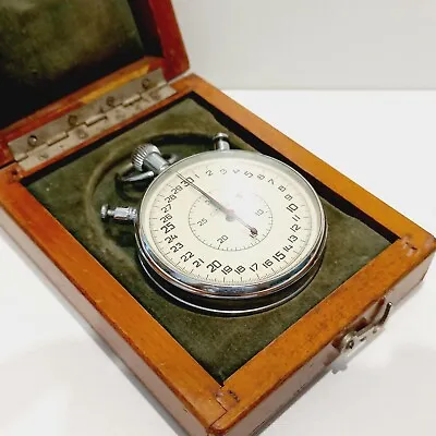 £97.16 • Buy Soviet Vintage Stopwatch Slava 3 Buttons Mechanical Vintage Stopwatch With Box