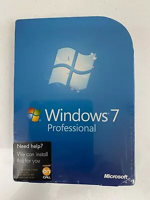 £180 • Buy Microsoft Windows 7 Professional 64/32 Bit DVD Sealed BNIB FQC-00133