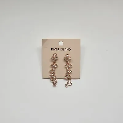 £9.99 • Buy River Island Womens Glamcore Orange Earrings Jewellery 