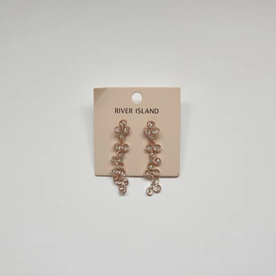 £9.99 • Buy River Island Womens Glamcore Orange Earrings Jewellery 