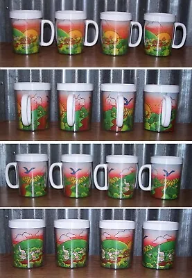 4 Vintage McDonalds Morning Sunshine Advertising Coffee Cups Thermo-Serv Plastic • $19.99