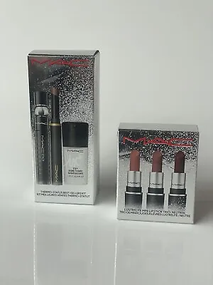 MAC Thermo-Status Best-Sellers Kit  And Mini Lipstick Gift Set NEW • £49.99