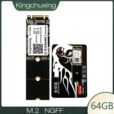 £11.88 • Buy Kingchuxing SSD 64GB M.2 SATAIII NGFF Solid State Drive For Laptop Computer PC