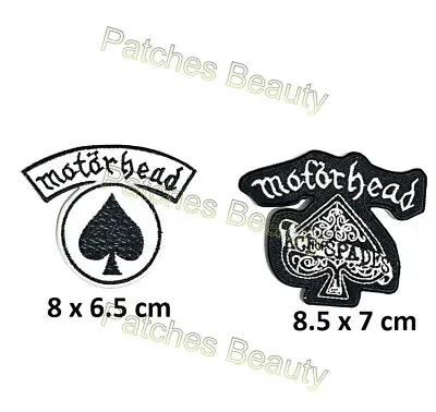 Hard Rock Metal Music Motor Ace Of Spades Embroidered Iron Sew On Patch Jacket • £2.05