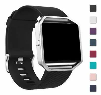 $16.47 • Buy For FITBIT BLAZE STRAP Replacement Wrist Band Metal Buckle Various Colour