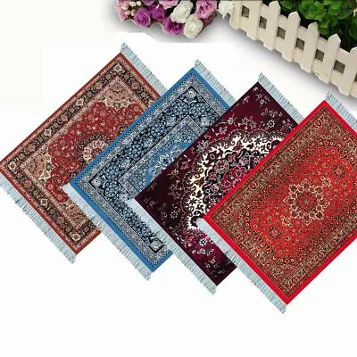 Large Mouse Pad Persian Carpet Laptop Gaming Mousepad Tassel Edge Table Mat • $32.79