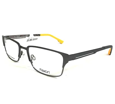 Marchon Eyeglasses Frames Flexon Traction E1044 033 Gunmetal Gray 53-18-140 • $89.99