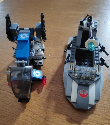 £20 • Buy Lego Star Wars 7667 Imperial Dropship & 7668 Rebel Scout Speeder - Please Read